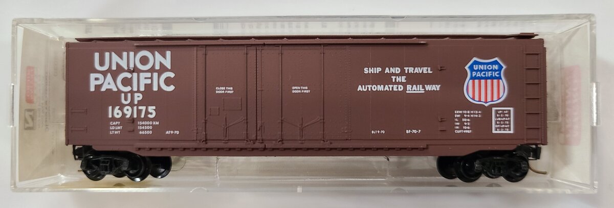 Micro-Trains 03600030 N Union Pacific 50' Double Plug Door Boxcar #169175 LN/Box