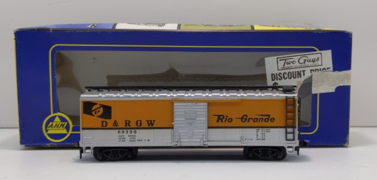 AHM 5279E HO D&RGW Box Car #68330