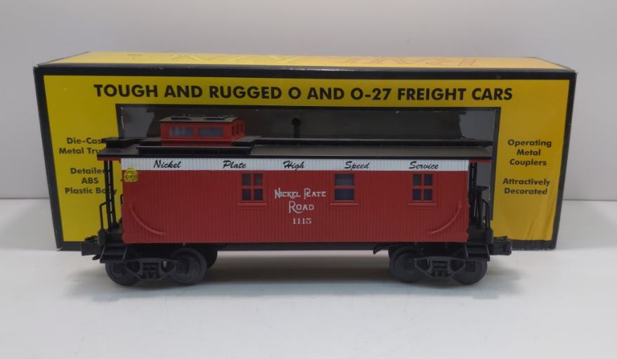 MTH 30-7705 O Gauge Nickel Plate Road Semi-Scale Illuminated Caboose #1115 LN/Box
