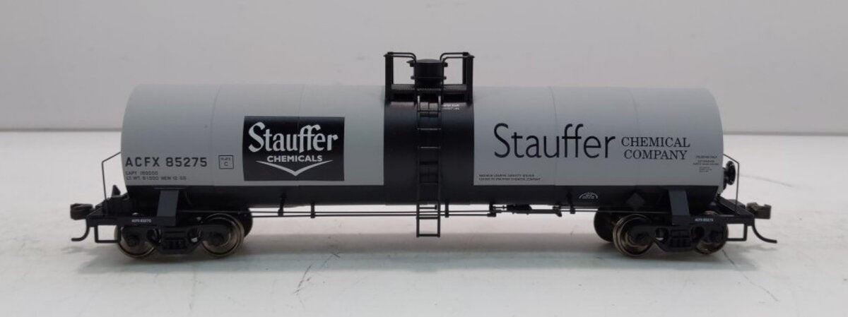 Atlas 1558-1 HO Scale Stauffer 17,360 Galllon Tank Car #85275 MT/Box