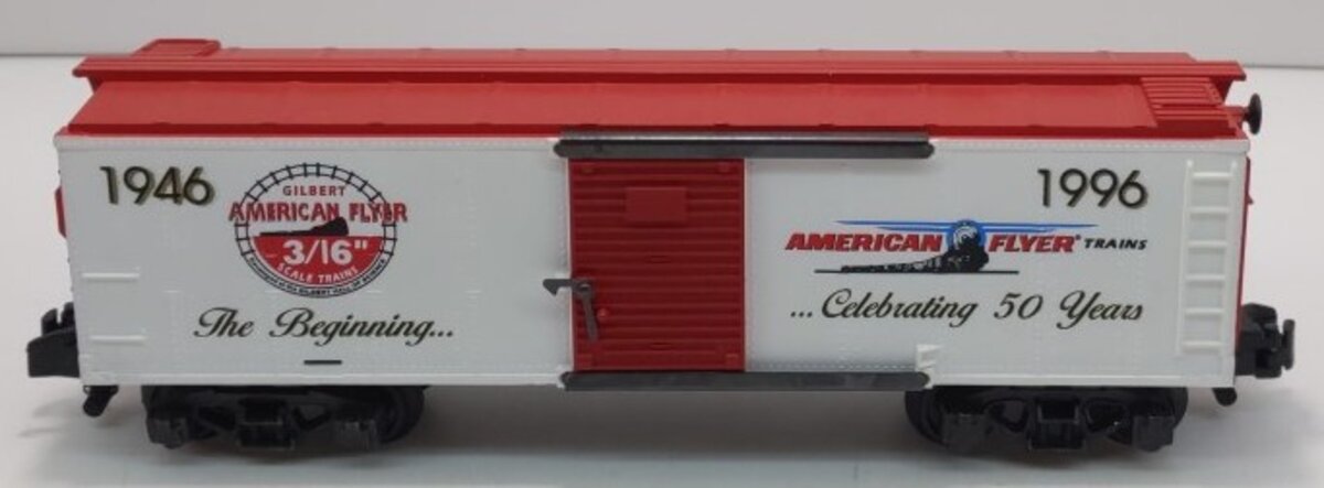 American Flyer 6-48324 S Gauge 50th Anniversary Commemorative Boxcar LN/Box