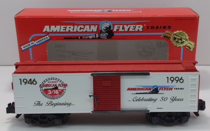 American Flyer 6-48324 S Gauge 50th Anniversary Commemorative Boxcar NIB