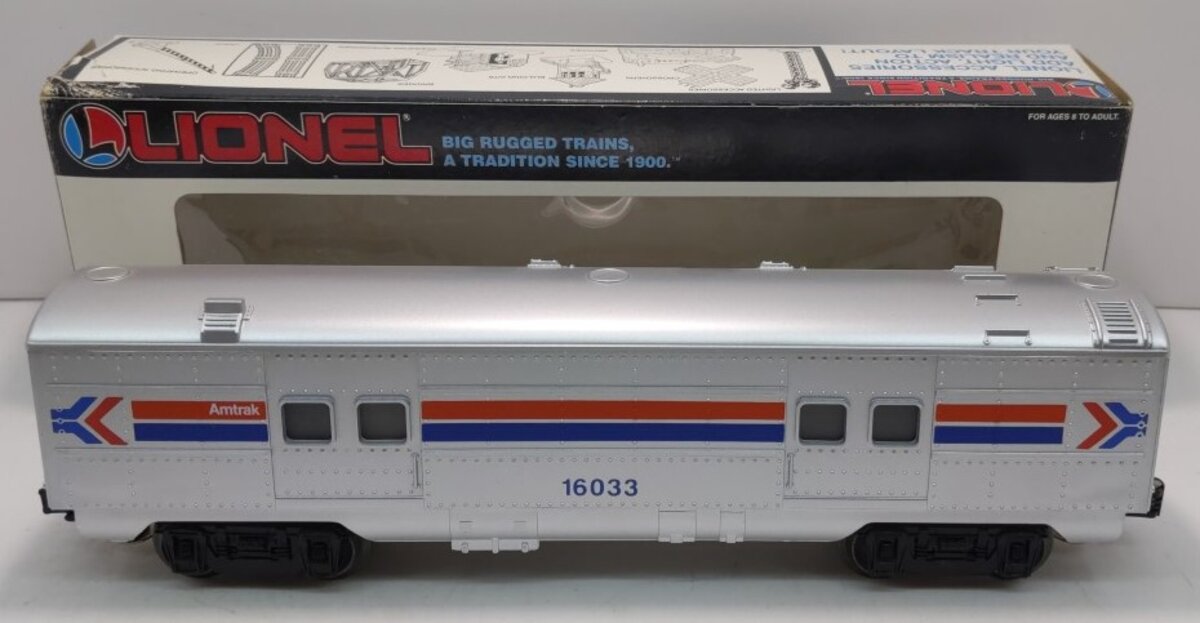 Lionel 6-16033 O Gauge Amtrak Streamlined Baggage Car #16033/Box