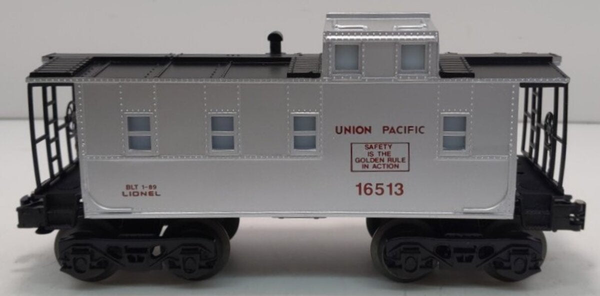 Lionel 6-16513 O Gauge Union Pacific Silver Illuminated Caboose #16513 LN/Box