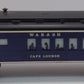 Lionel 6-7227 O Gauge Wabash Café Lounge Car #7227 LN/Box