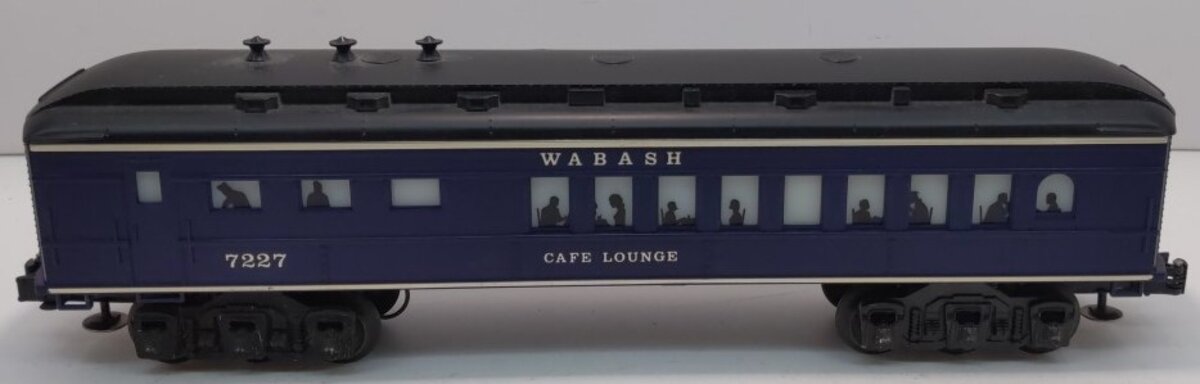 Lionel 6-7227 O Gauge Wabash Café Lounge Car #7227 LN/Box
