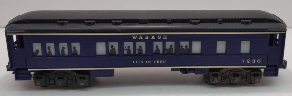 Lionel 6-7230 O Wabash "City of Peru" Passenger Car #7230 (FF #1) NIB