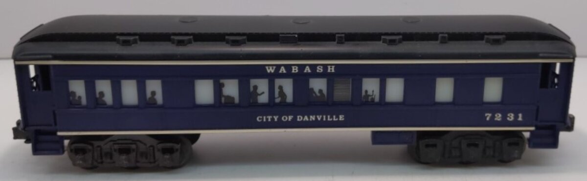 Lionel 6-7231 O Wabash "City Of Danville" Coach Car #7231 LN/Box