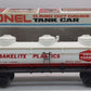 Lionel 6-9327 O Gauge Bakelite Plastics Triple Dome Tank Car LN/Box