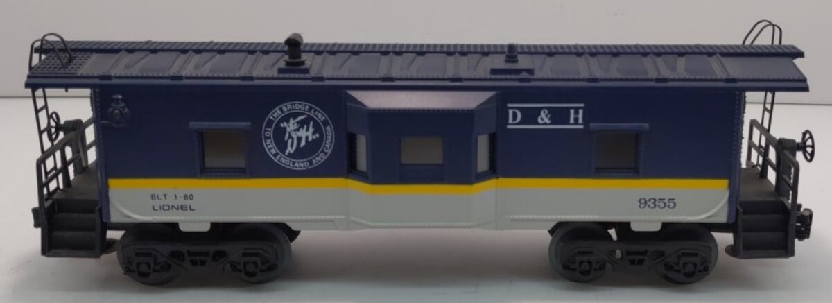 Lionel 6-9355 O Gauge Delaware & Hudson Bay Window Caboose NIB