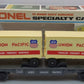 Lionel 6-9383 O Gauge Union Pacific FAR Piggyback Flatcar w/ Trailers