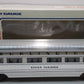 Lionel 6-9580 O Gauge Burlington Aluminum "Silver Veranda" Observation Car EX/Box