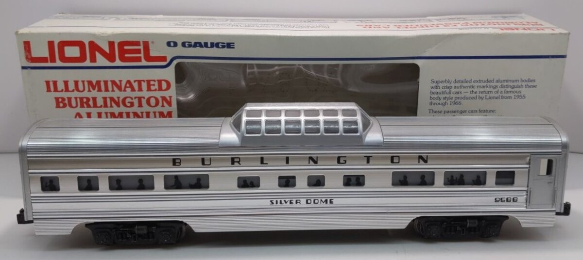 Lionel 6-9588 O Gauge Burlington Aluminum 