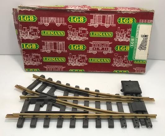 LGB 1200 G Scale Right Hand Manual Switch/Turnout LN/Box