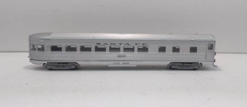 Athearn 1831 HO Scale Santa Fe Streamlined Observation Car #3246