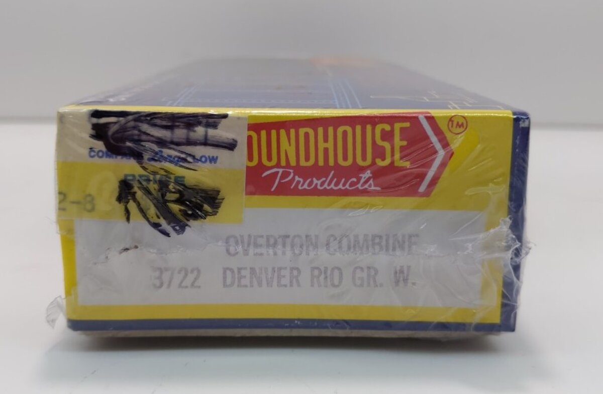 Roundhouse 3722 HO Denver & Rio Grande Western Overton Combine Car