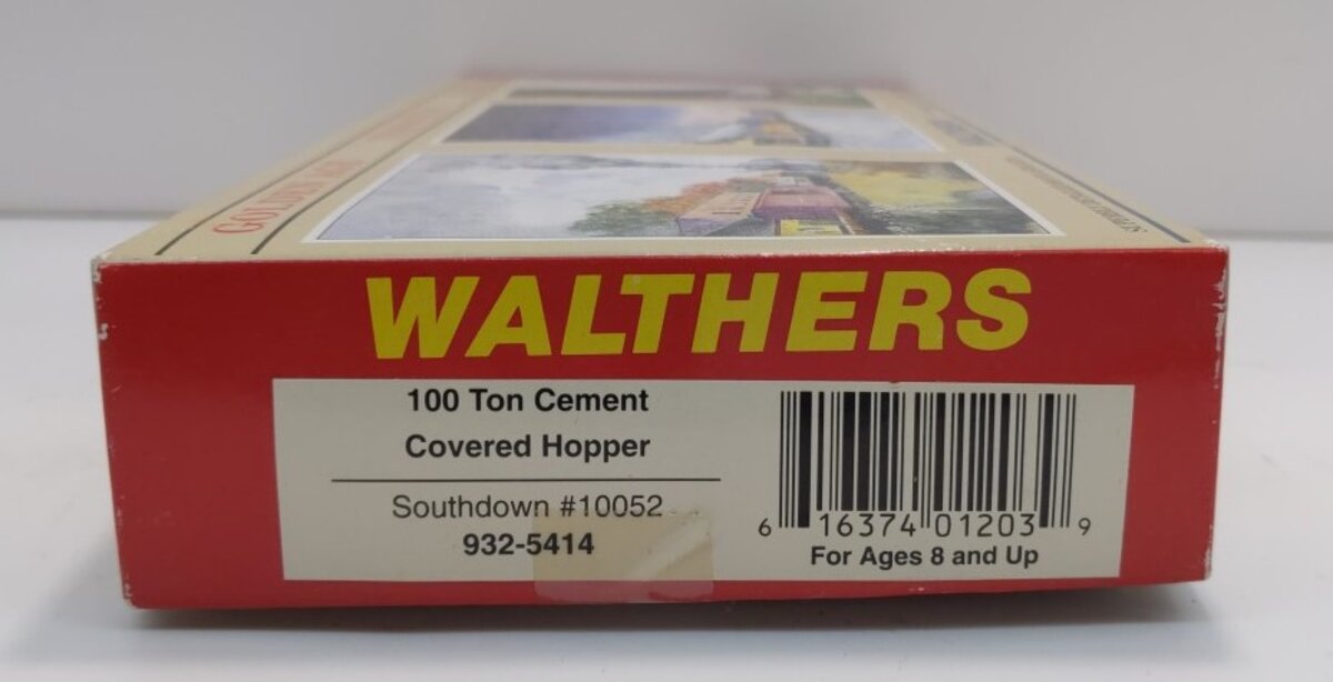 Walthers 932-5414 HO Southdown 100 Ton Cement Coved Hopper # 10052 Kit