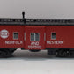 MTH 30-77211 O Norfolk & Western Bay Window Caboose #557502