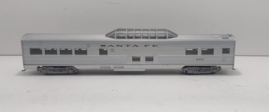 Athearn 1821 HO Scale Santa Fe Streamlined Vista Dome Passenger Car #500
