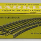 Marklin 5100 HO Scale M Track Metal Curved Track (Box of 10) EX/Box