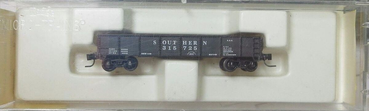 Micro-Trains 14309-2 Z Scale Southern Gondola Car #315725 LN/Box