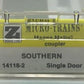 Micro-Trains 14118-2 Z Scale Southern Single Door Boxcar LN/Box