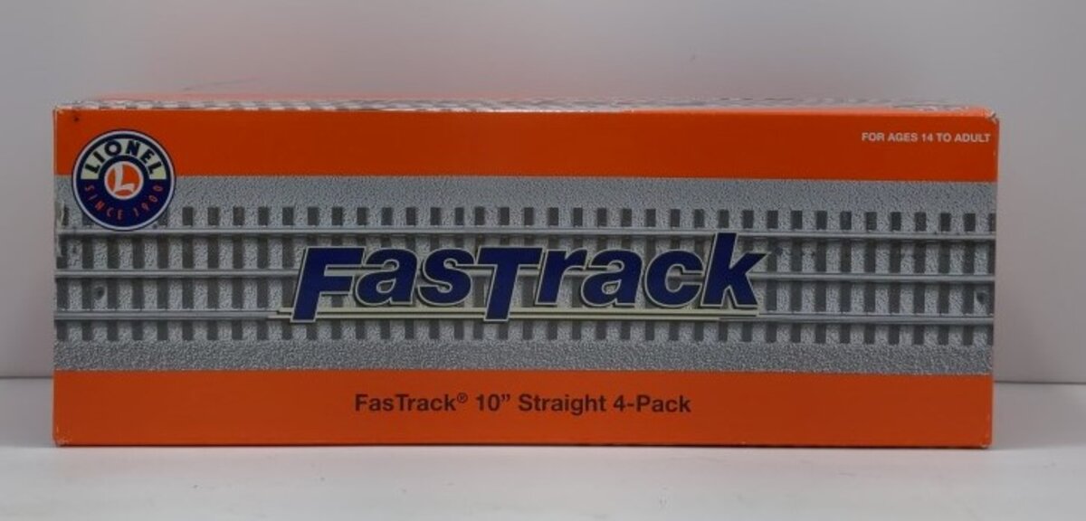 Lionel 6-12032 O Scale Straight FasTrack (Pack of 4) LN/Box