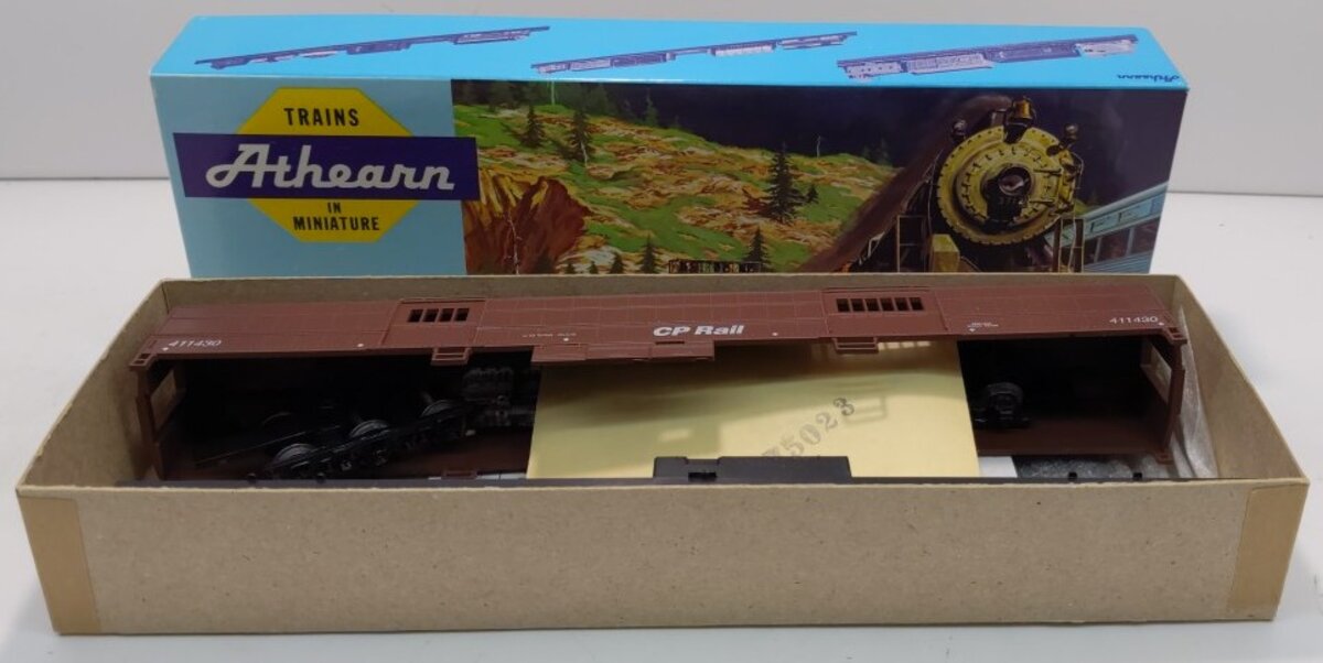 Athearn 1143 HO CP Rail Work Train Baggage Car Road # 411430 Kit