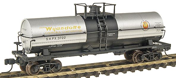 Atlas 1083-2 HO Wyandotte Chemicals 11,000 Gallon Tank Car #3722 MT/Box