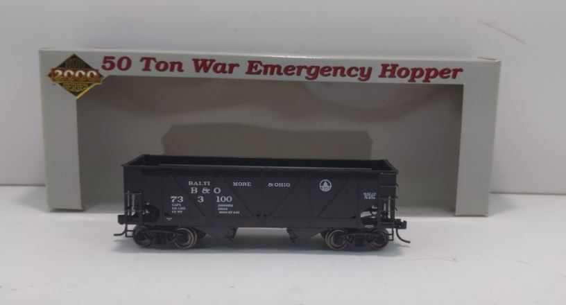 Proto 2000 23518 HO Scale B&O 50 Ton War Emergency Hopper #733100 LN/Box
