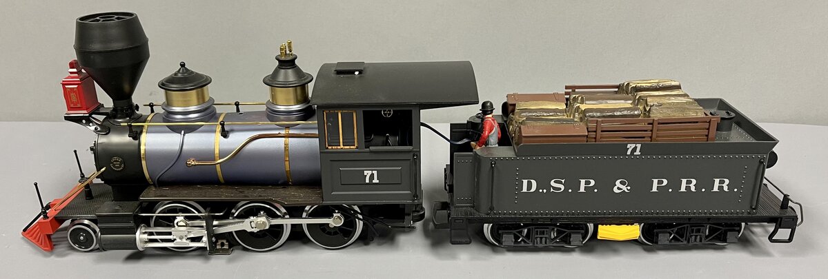 LGB 2028D G Scale DSP&P 2-6-0 Mogul Steam Locomotive & Tender #71 LN/Box