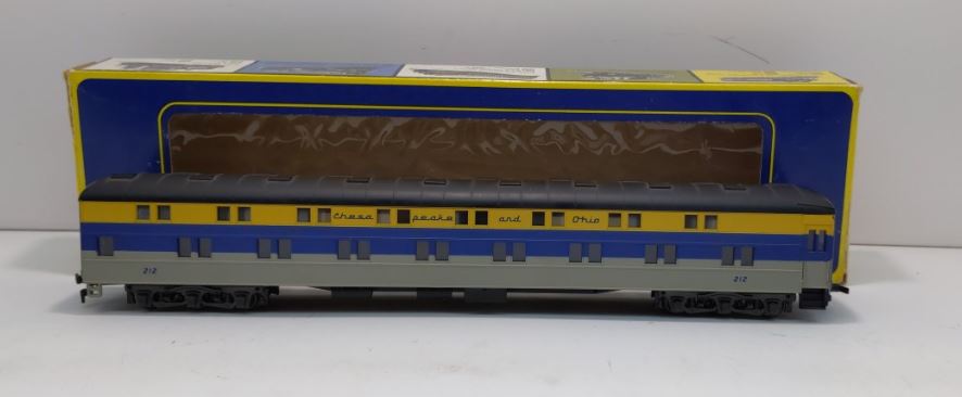 AHM 6207-C HO Scale C&O 1920 Duplex Sleeper Car #212 LN/Box