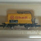 Marklin 8611 Z Scale DB Shell Petroleum Oil 2-Axle Tank Car