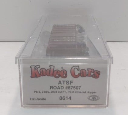 Kadee 8614 HO Scale ATSF PS-2 Covered Hopper #87507 LN/Box