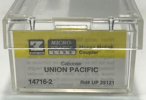 Micro-Trains 50000016 Z Scale Union Pacific Caboose #25121 LN/Box