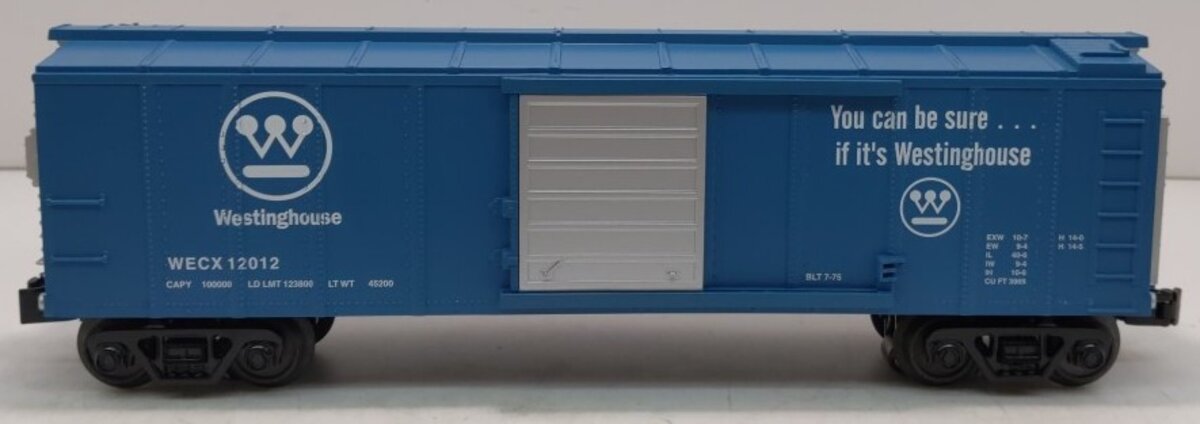 MTH 30-79337 O Westinghouse Operating Box Car w/Signal Man #12012 LN/Box