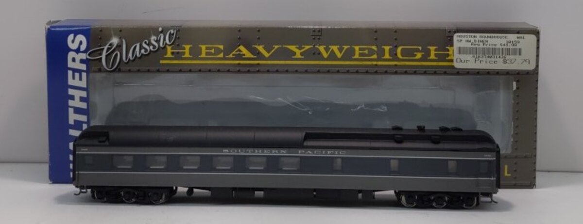 Walthers 932-10159 HO Scale Southern Pacific Pullman Heavyweight Diner Car EX/Box