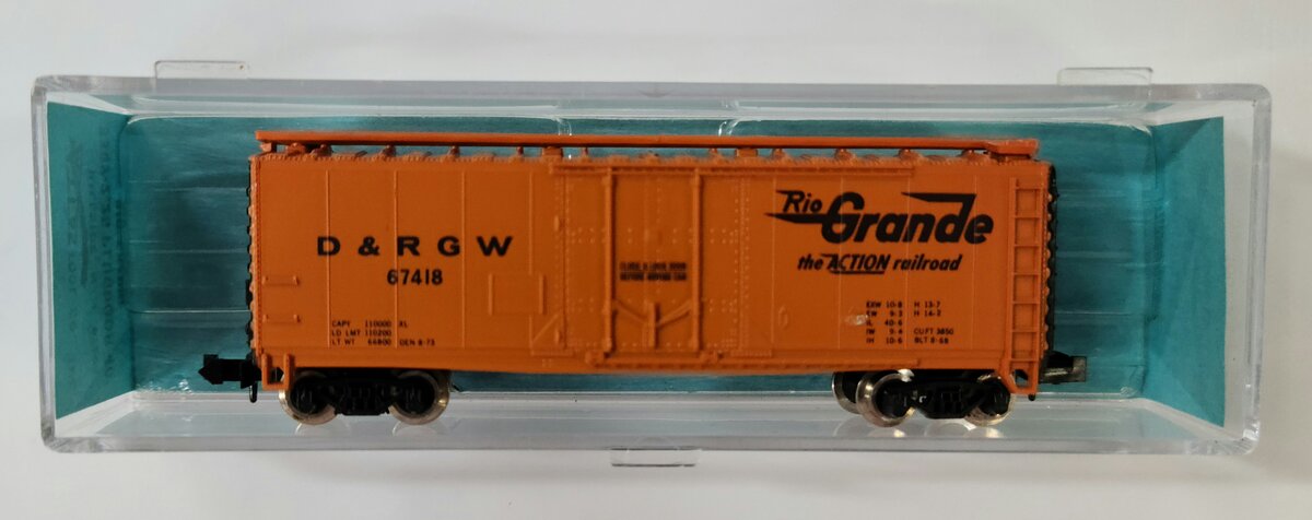 Atlas 3309 N Scale D&RGW Boxcar LN/Box