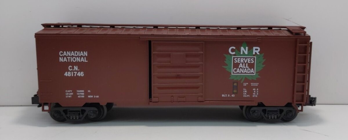 MTH 20-93006 O Gauge Canadian National Boxcar #481746 LN/Box