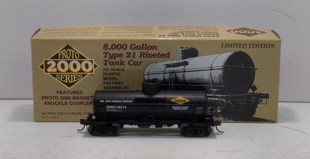 Proto 2000 38313 HO DOW 8,000 Gallon Tank Car LN/Box