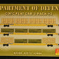 Micro-Trains 99301910 N Department Of Defense COFC Flatcar #2 (Set of 3) NIB