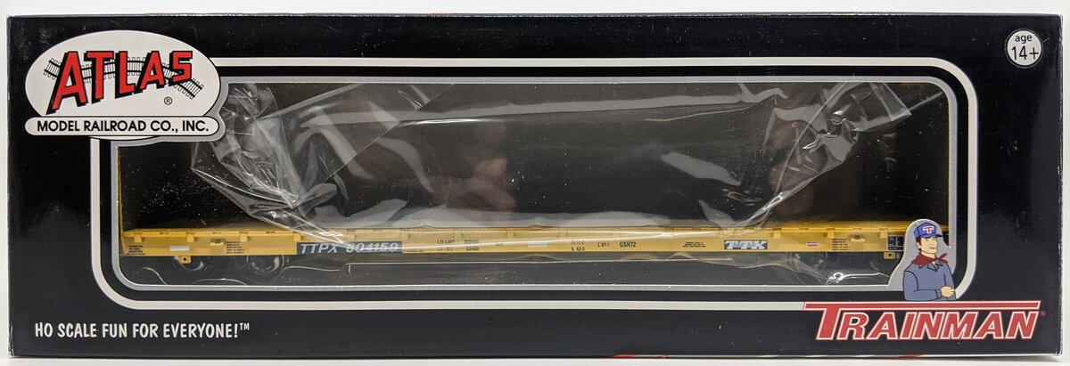 Atlas 20000388 HO Scale TTPX Bulkhead Flatcar #804159