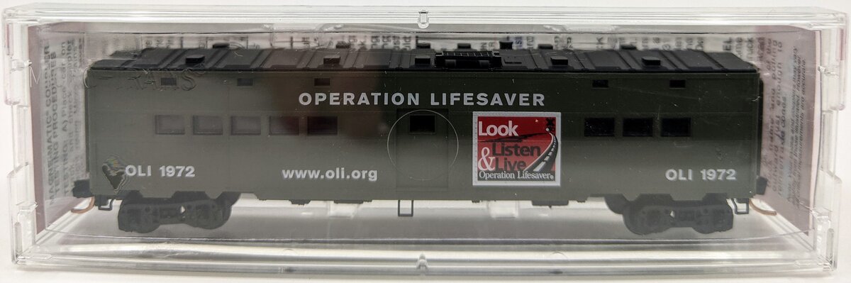 Micro-Trains NSC 05-01 N Scale Operation Lifesaver 50' Troop Kitchen Car #1972 NIB