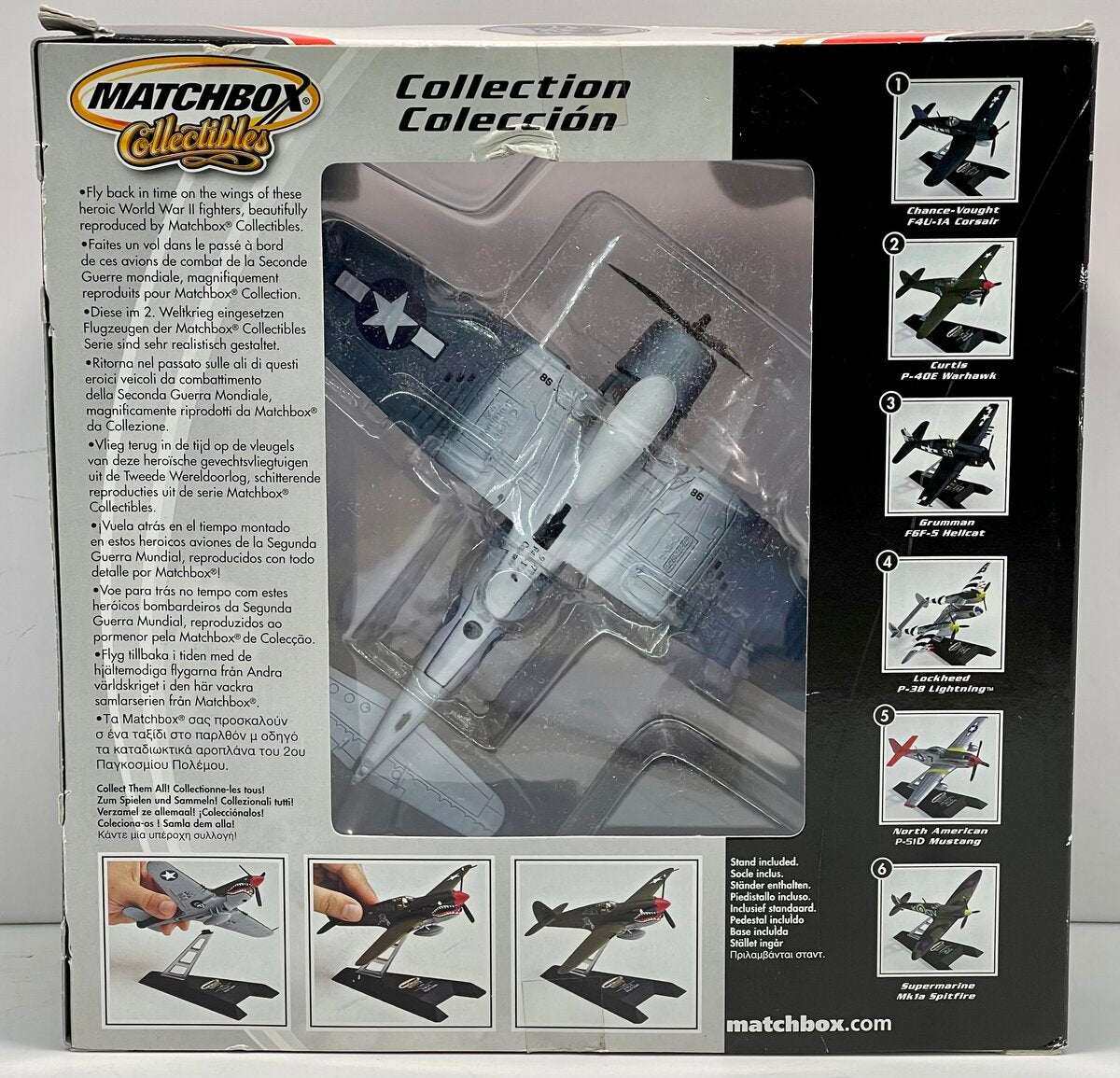 Matchbox 97472 1:72 F4U-1A Corsair WWII Airplane – Trainz