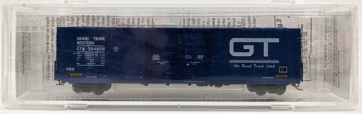 Micro-Trains 10200080 N GTW 60' Excess Height Plug Door Boxcar #384606 LN/Box