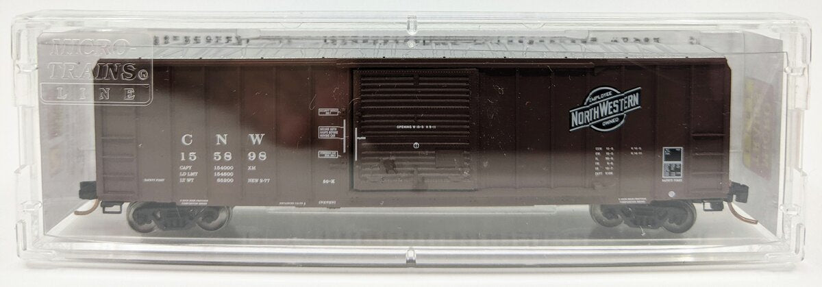 Micro-Trains 02500710 N CNW 50' Rib Side Single Door Boxcar #155898