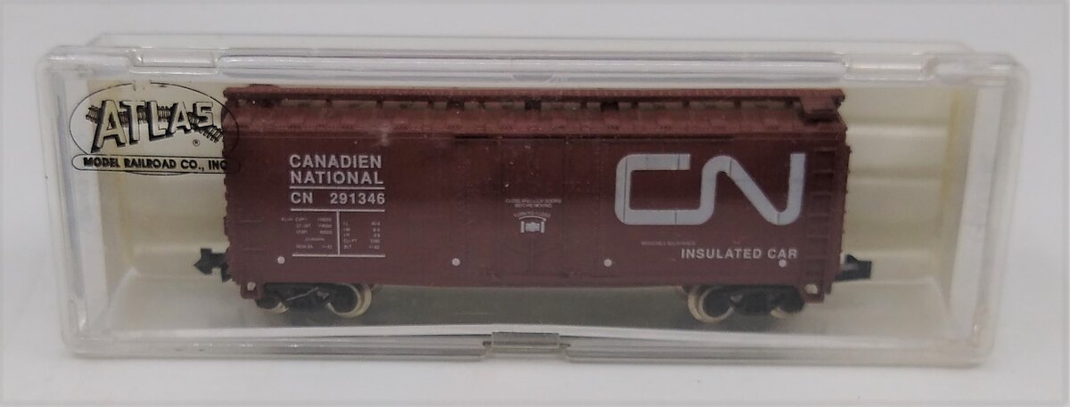 Atlas 3327 N Scale Canadian National 40' Plug Door Boxcar