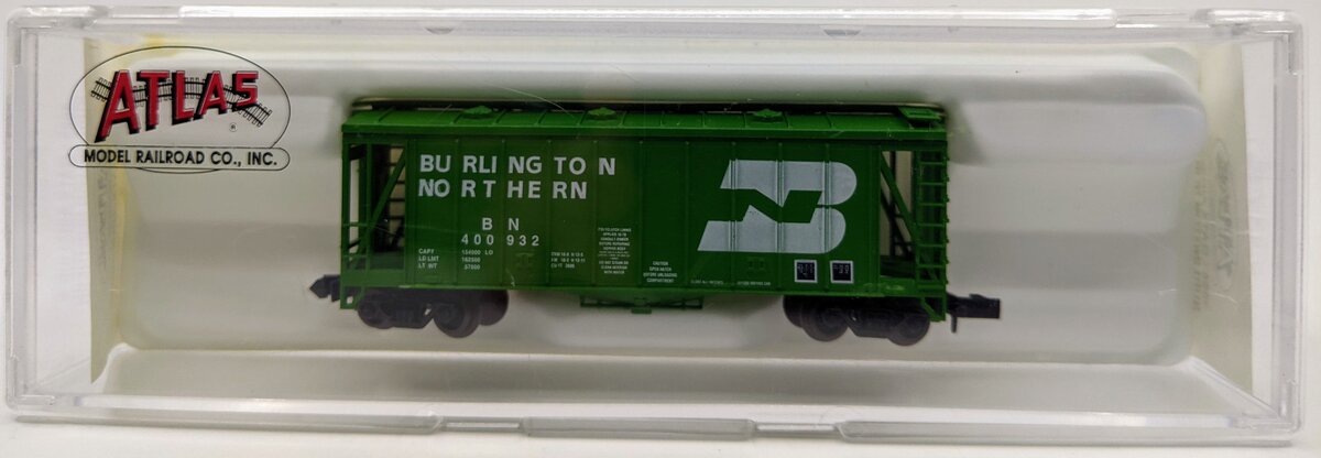 Atlas 3858 N Scale BN GATX Airslide Centerflow Covered Hopper #400932 LN/Box