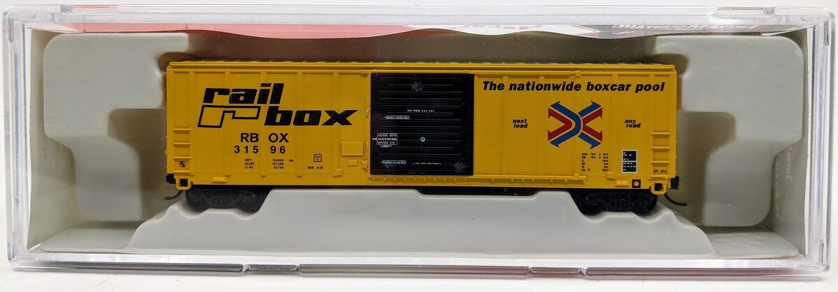 InterMountain 67502-16 N Scale Rail Box 5277 Railbox Boxcar #31596 LN/Box