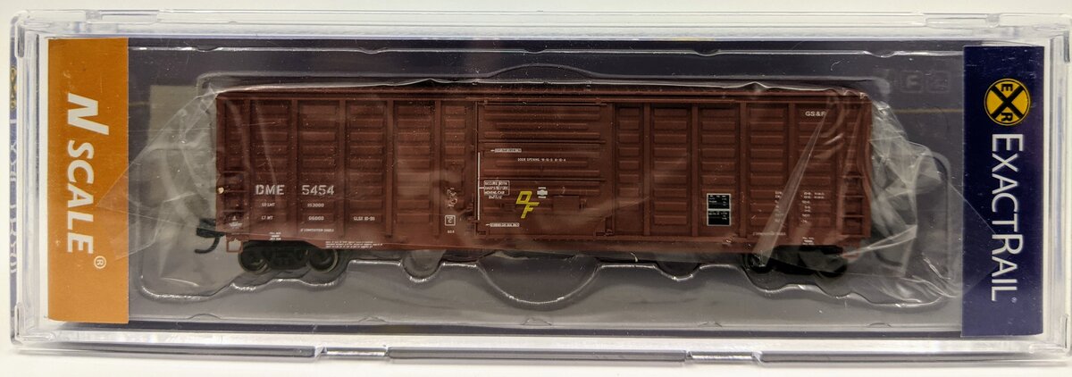 ExactRail EN-50406-3 N Scale DME P-S Waffle Side Boxcar #5454 LN/Box